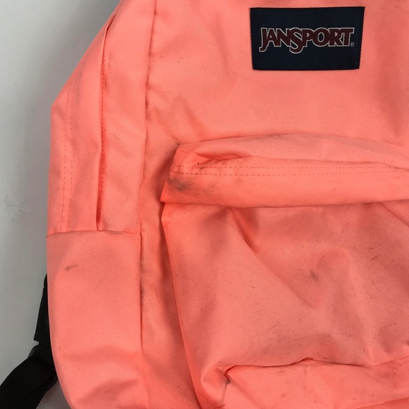 Price firm! Jansport Travel Backpack Peach Pink - Picture 5 of 8